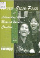 UNIFEM - CEDAW Panel on addressing women migrant workers' concerns